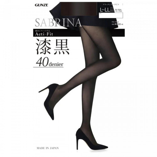 SABRINA Acti-Fit 漆黑40D 絲襪褲 (026 黑色) Size: L-LL SB770L (92981)